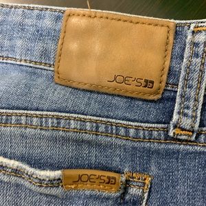 Joe’s Distressed Mid Rise Crop Jeans